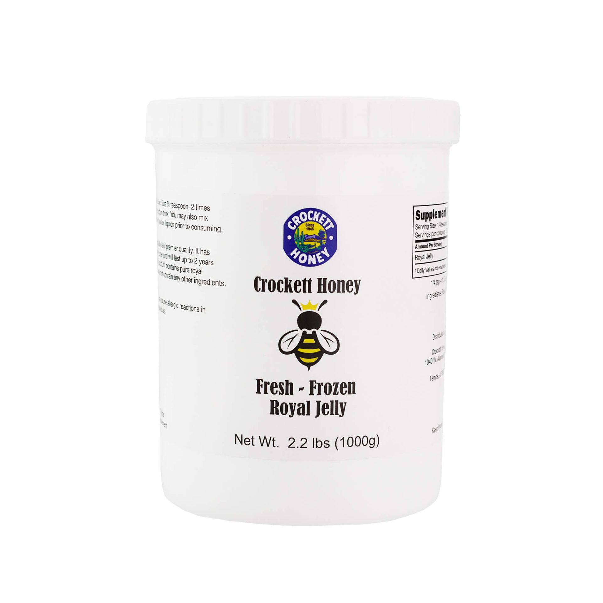 Fresh-Frozen Royal Jelly 2.2 lbs.